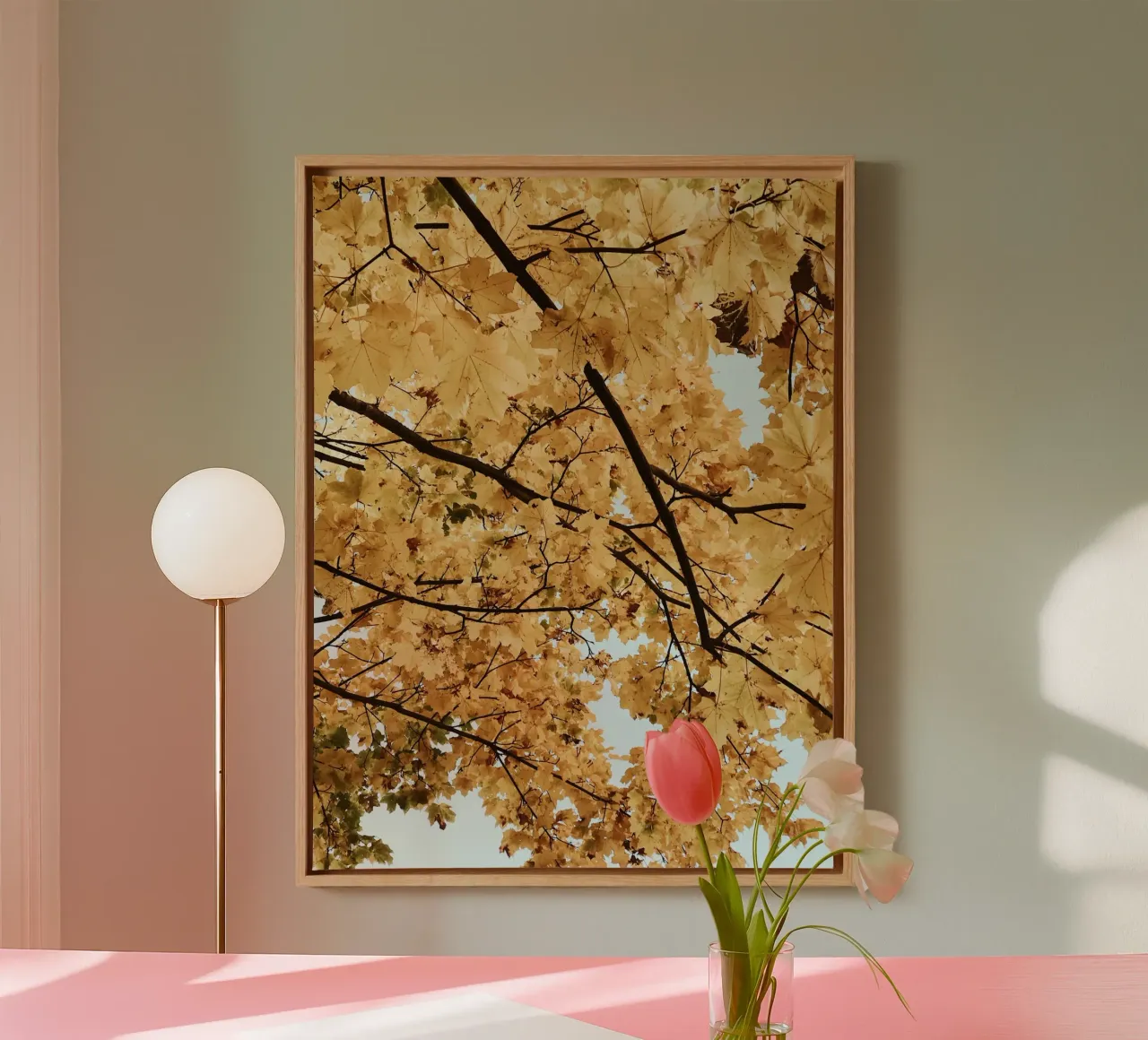 Douceur automnale toile avec Caisse américaine de PhotoVibe Decor