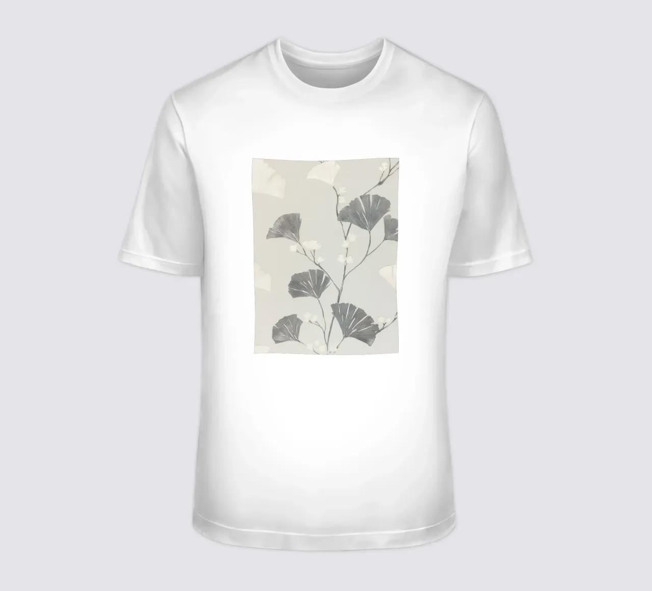 Foglie di ginkgo botanico t-shirt da Carinaprint