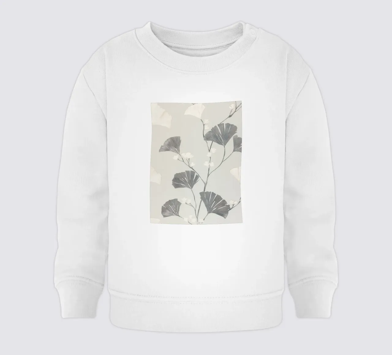 Foglie di ginkgo botanico felpa neonato da Carinaprint