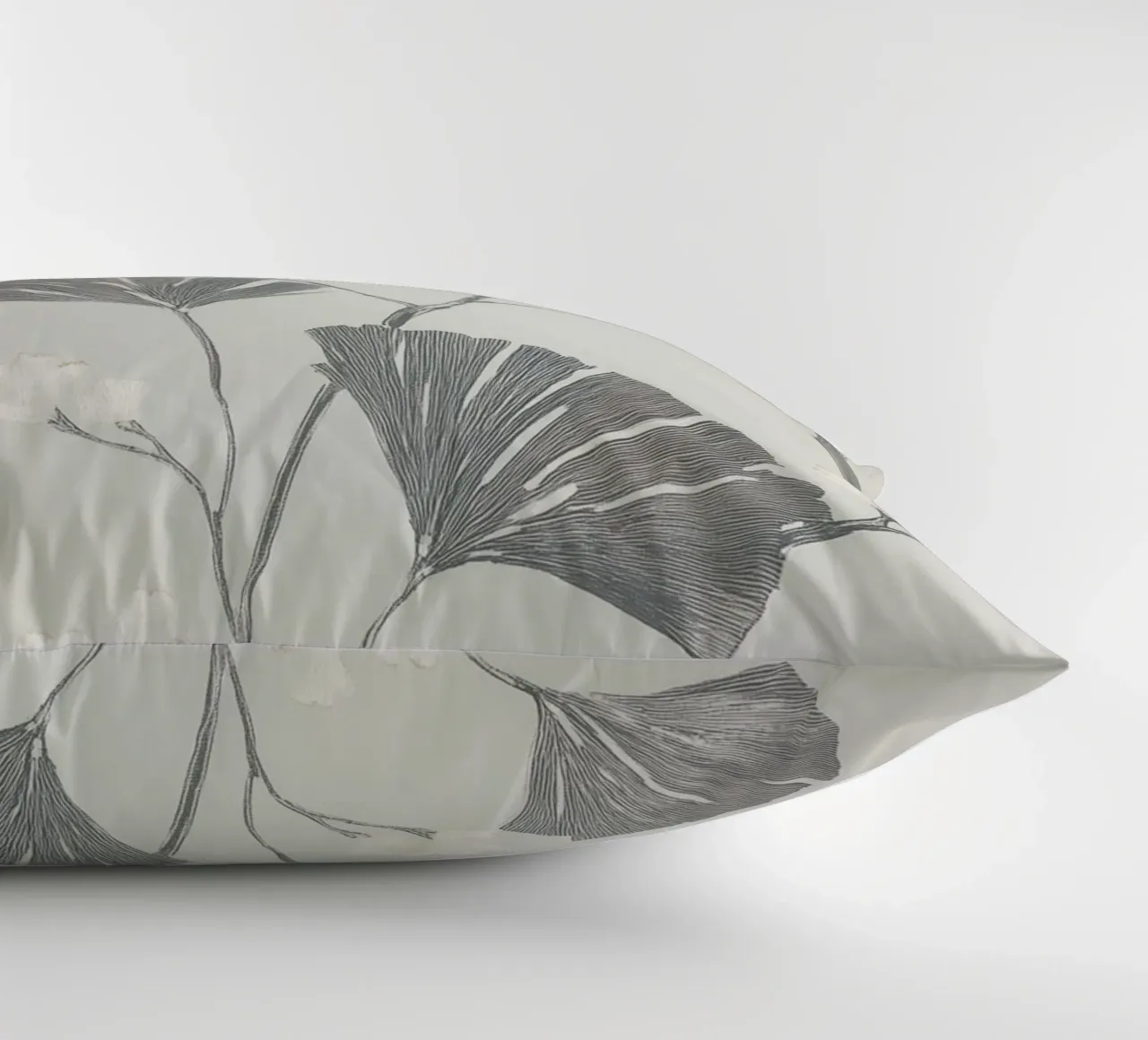 Foglie di ginkgo botanico cuscino da Carinaprint