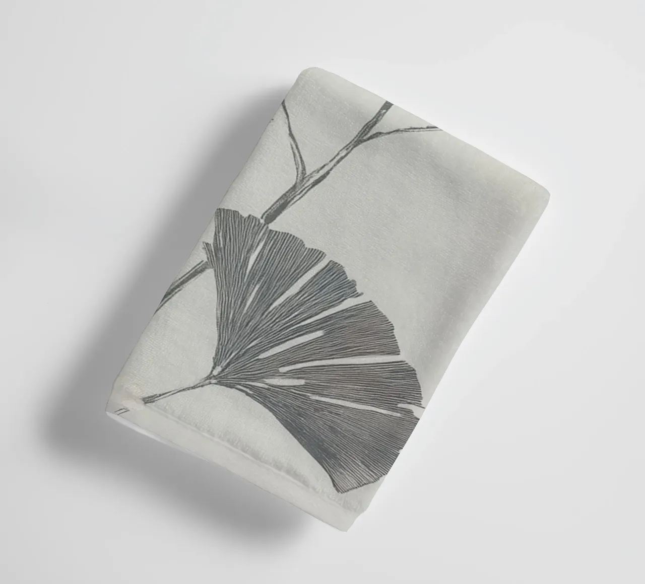 Foglie di ginkgo botanico asciugamano da bagno da Carinaprint