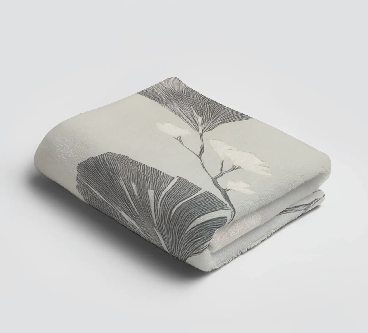 Foglie di ginkgo botanico asciugamano da bagno da Carinaprint