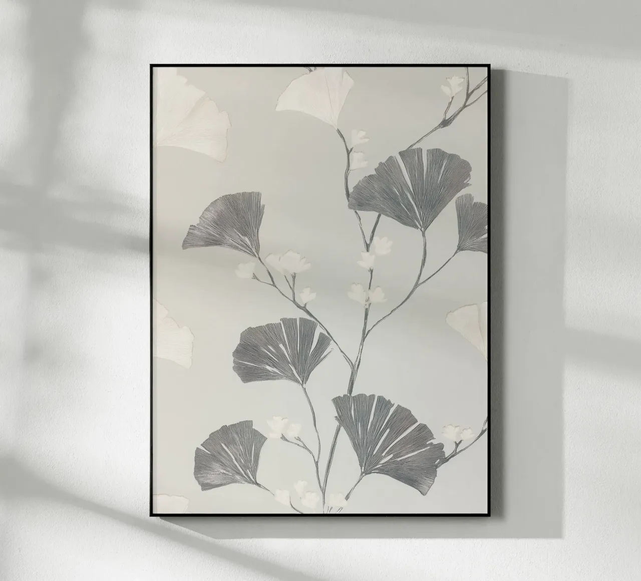 Foglie di ginkgo botanico plexiglass da Carinaprint