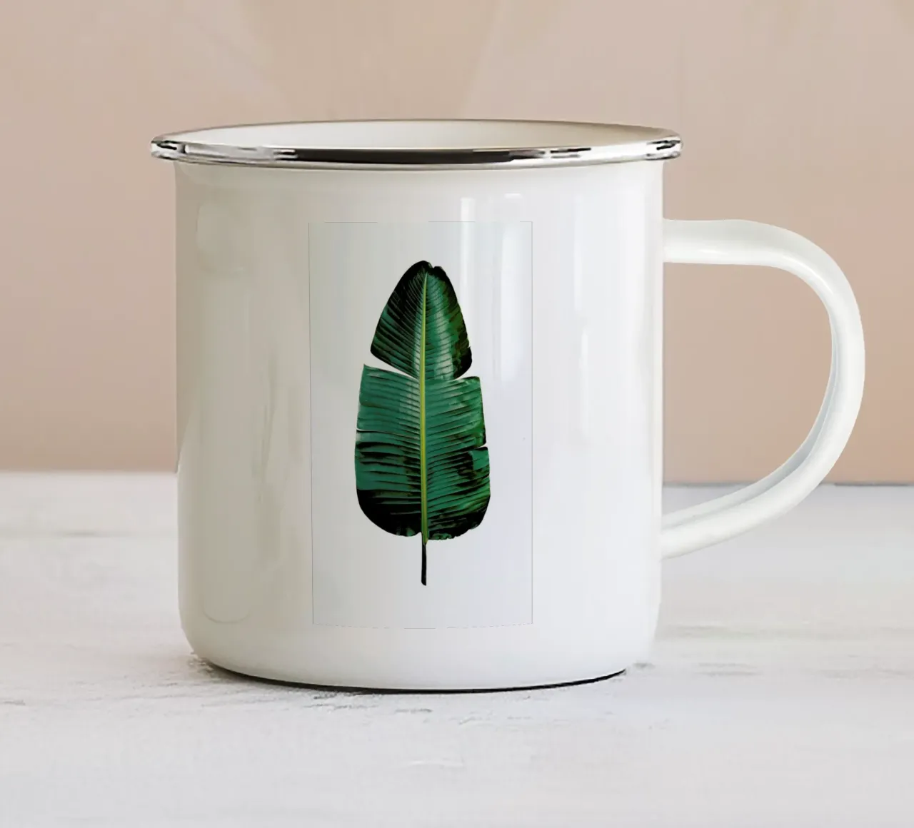 Classic Botanical Leaves 09 tazza in smalto da Shot By Clint