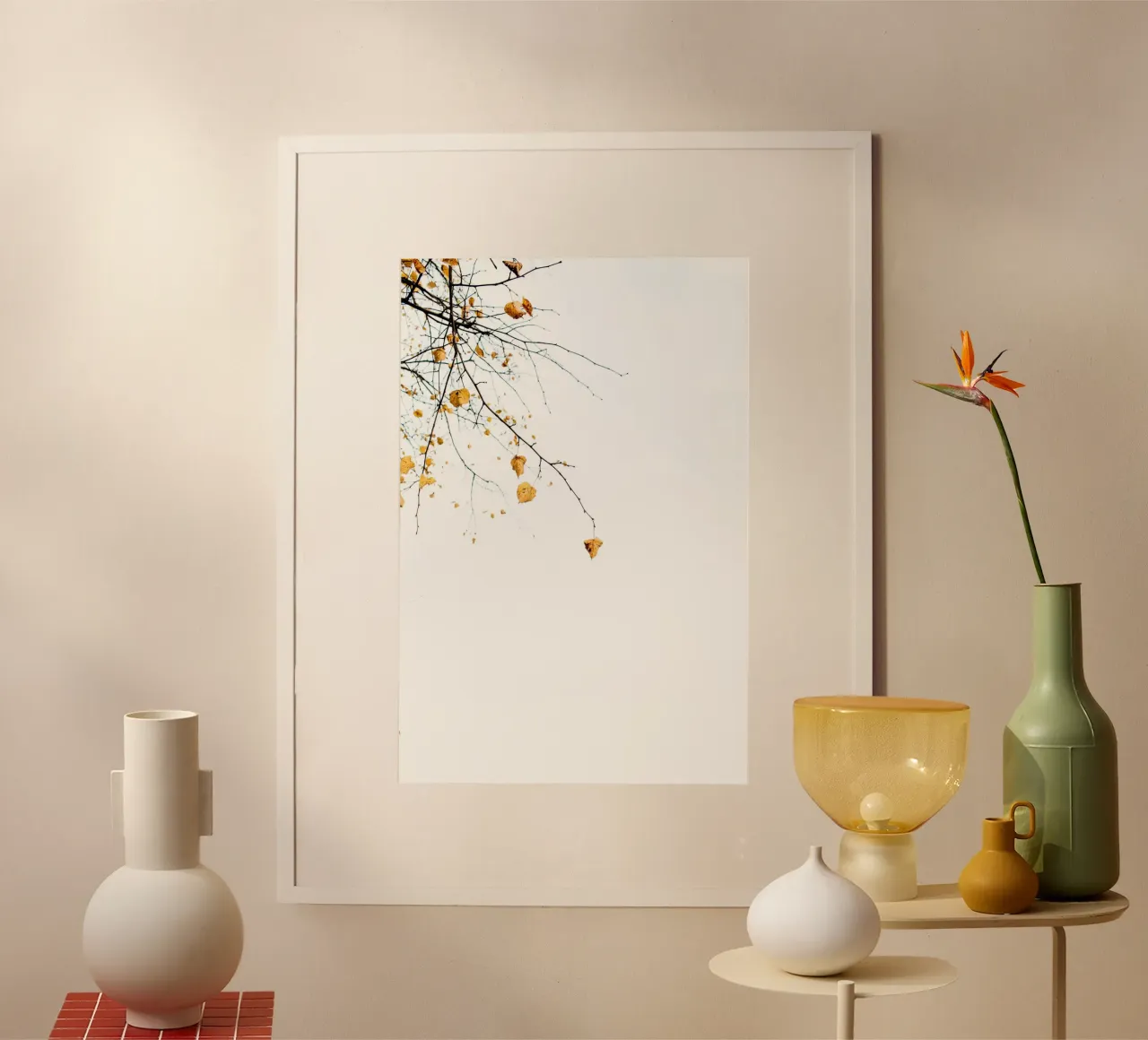 Accogliente quiete autunnale carta hahnemühle da PhotoVibe Decor