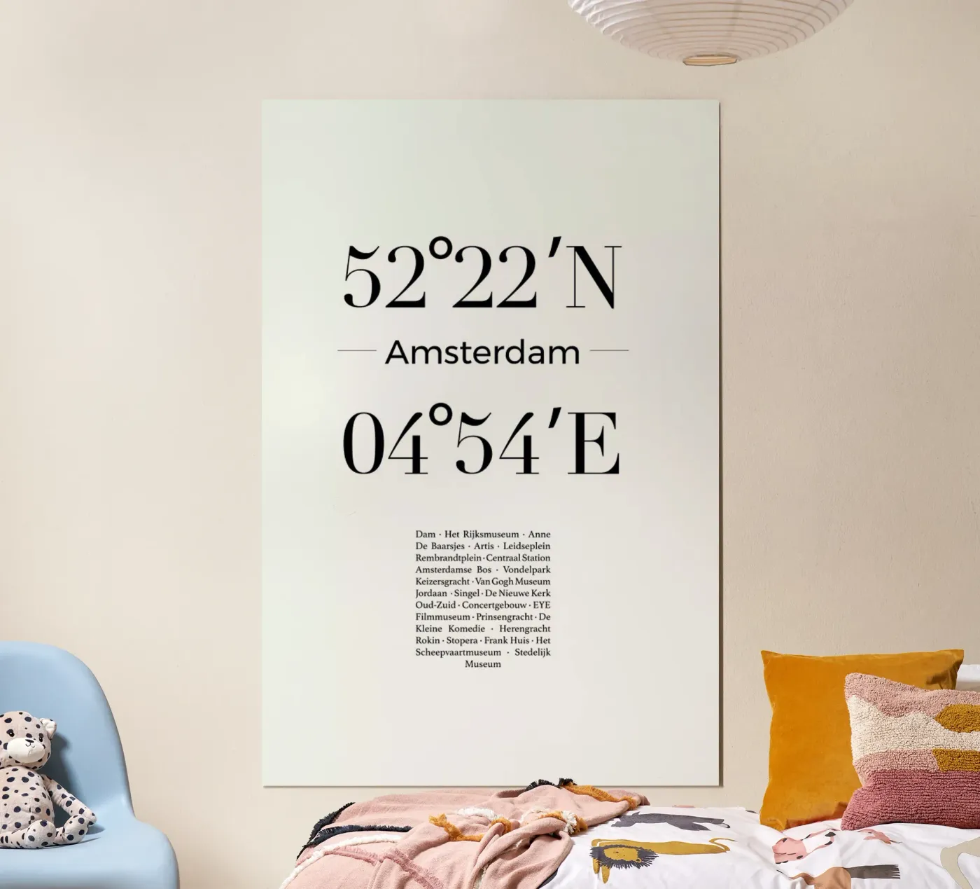 Amsterdam poster by Studio One