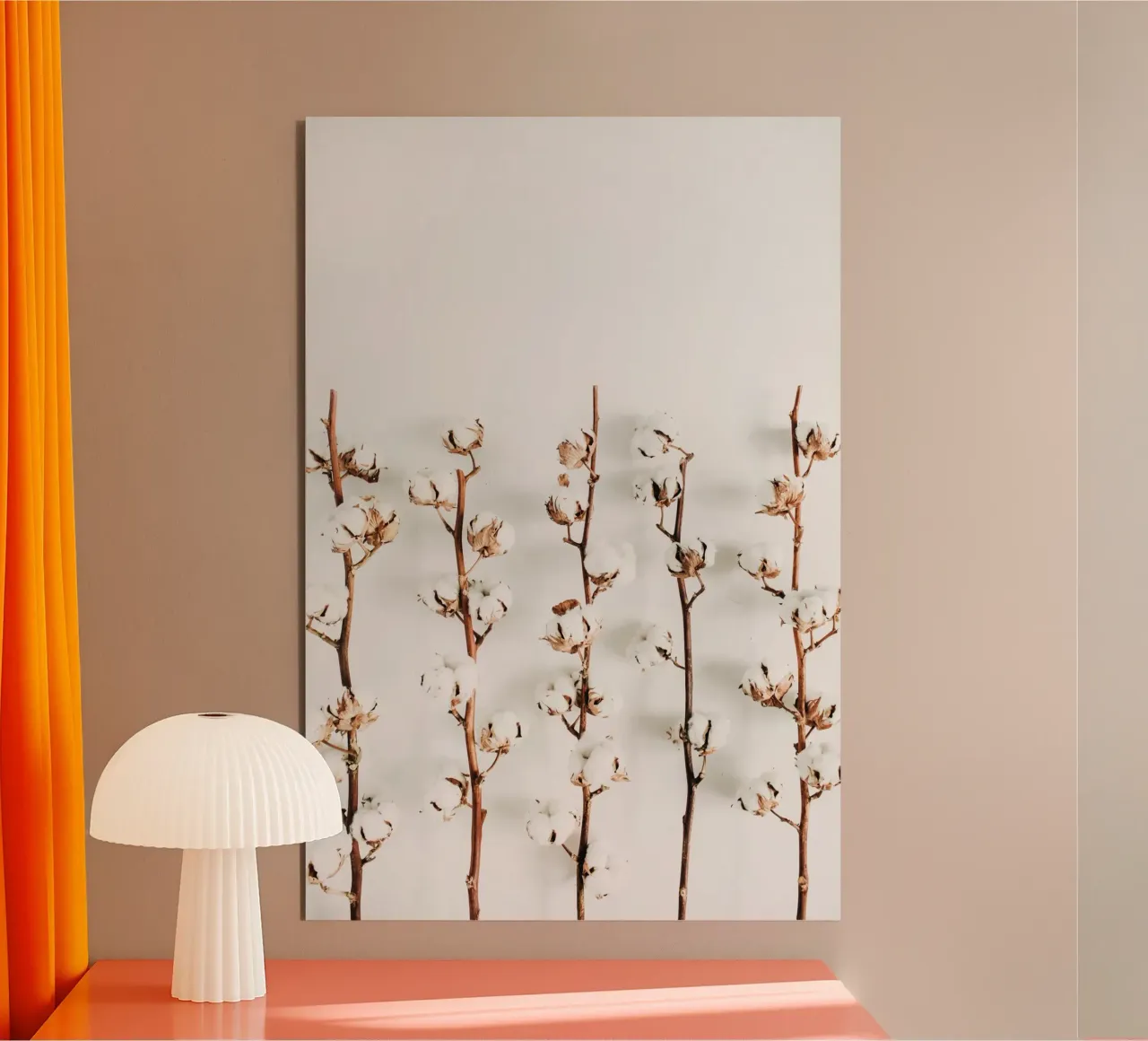Accogliente quiete autunnale alluminio dibond da PhotoVibe Decor