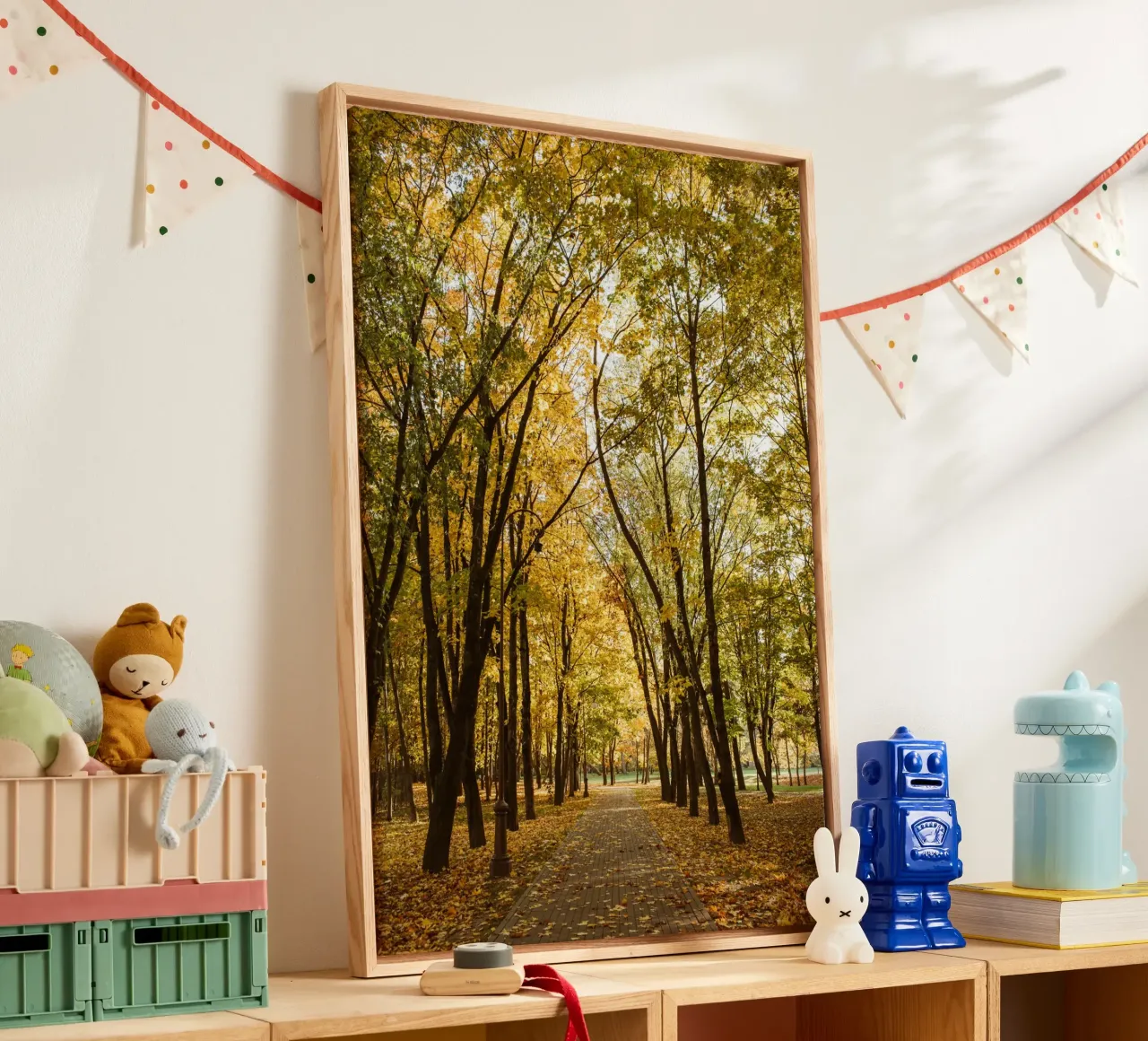 Douceur automnale toile avec Caisse américaine de PhotoVibe Decor