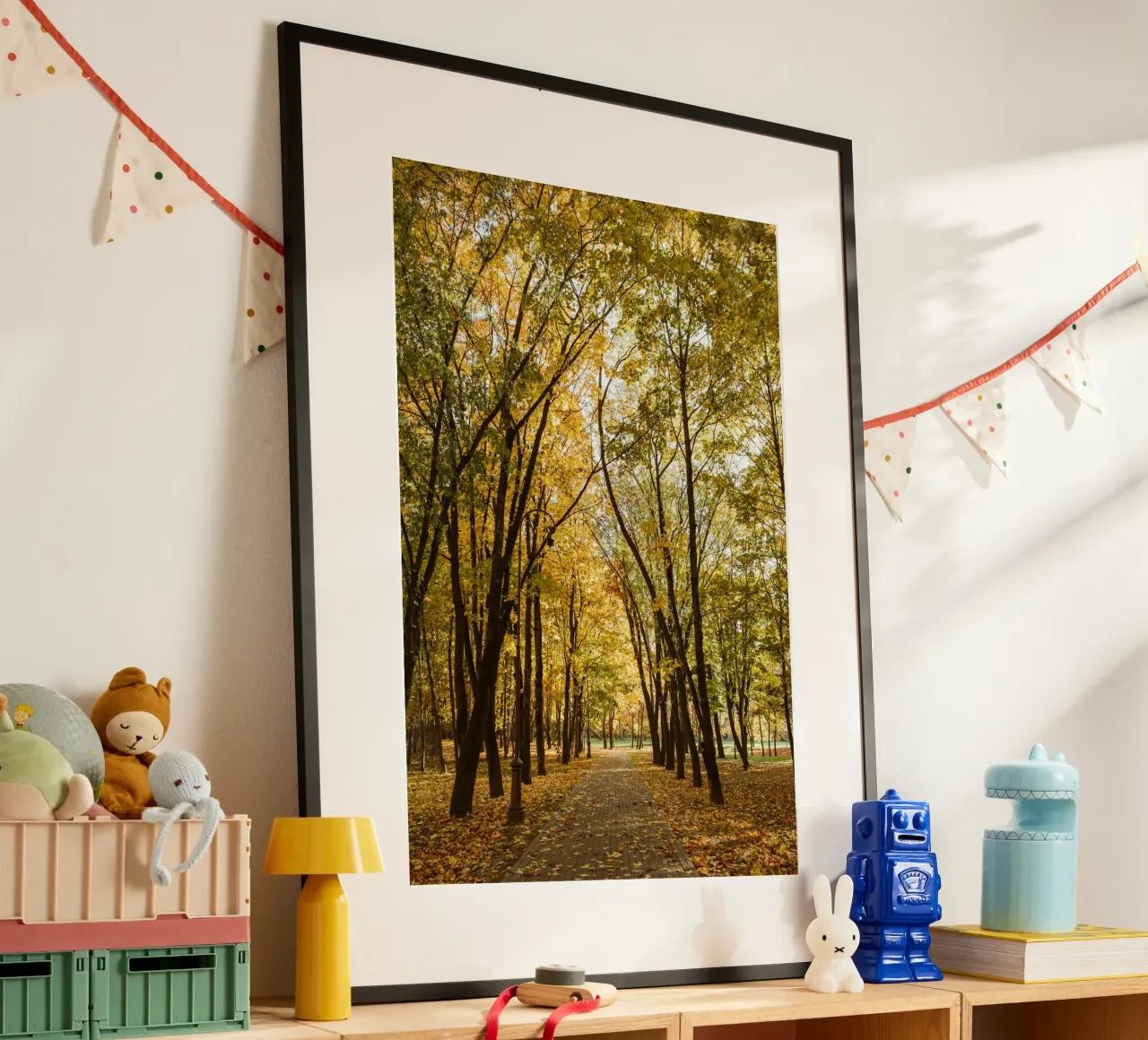 Accogliente quiete autunnale carta hahnemühle da PhotoVibe Decor