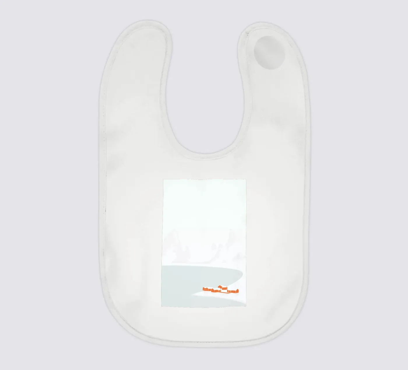 Bebyggelse baby bib by Swen Swensøn