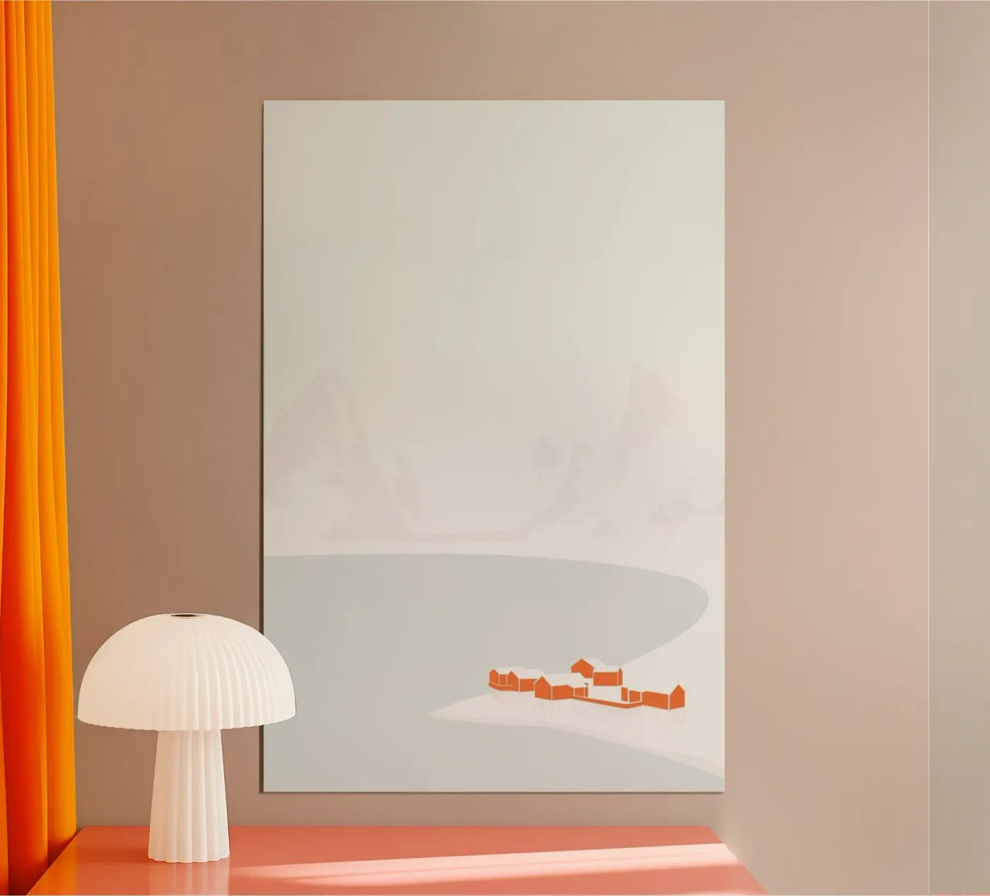 Bebyggelse poster by Swen Swensøn