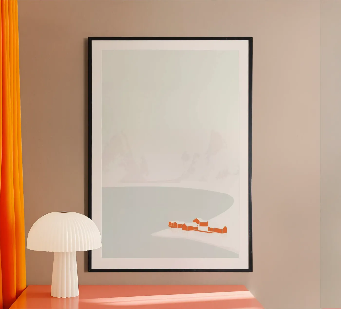 Bebyggelse poster by Swen Swensøn