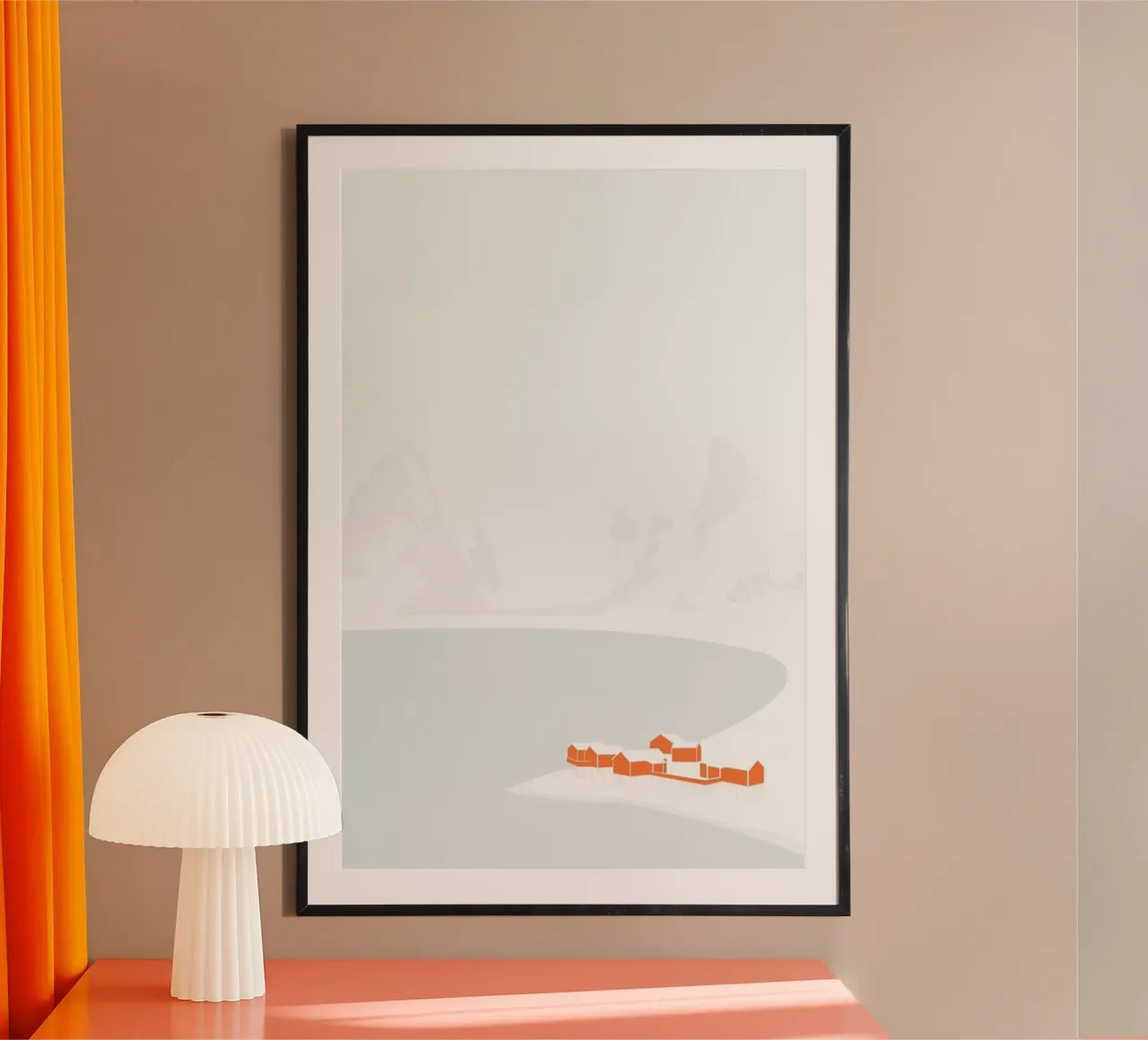 Bebyggelse poster by Swen Swensøn