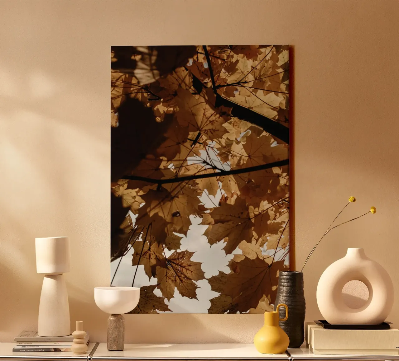 Douceur automnale toile avec Caisse américaine de PhotoVibe Decor