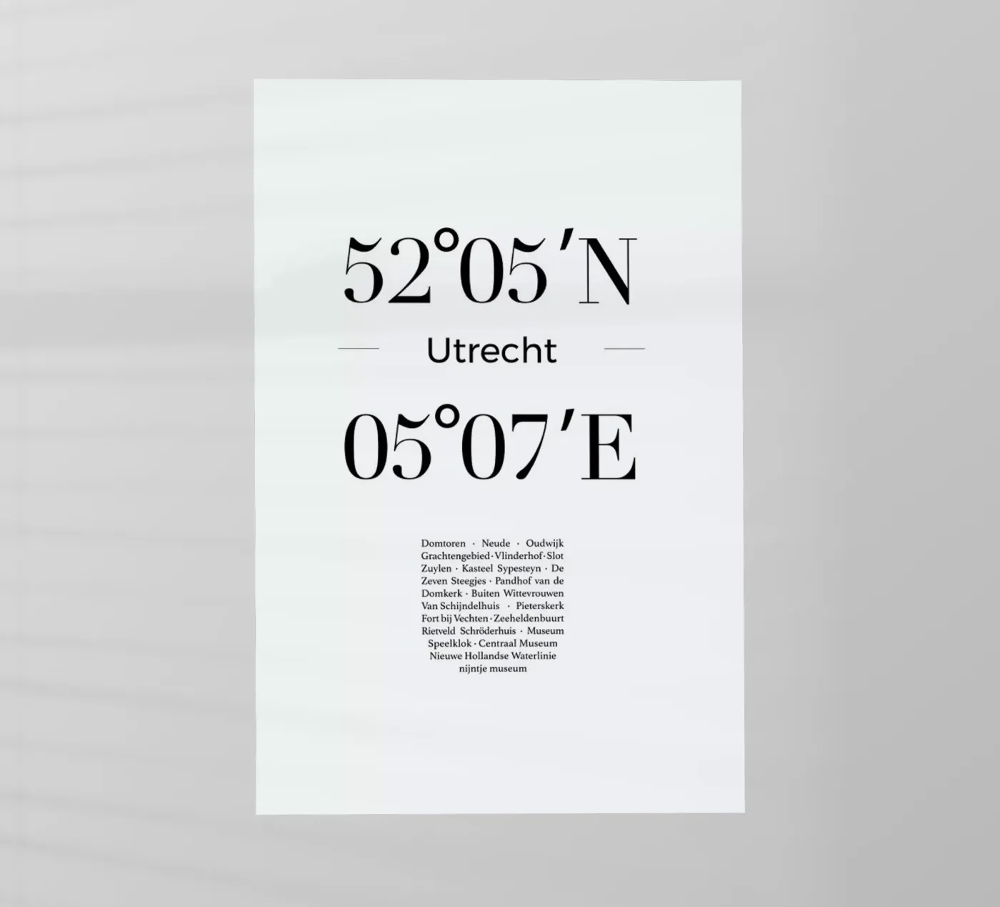 Utrecht pellicola backlit da Studio One