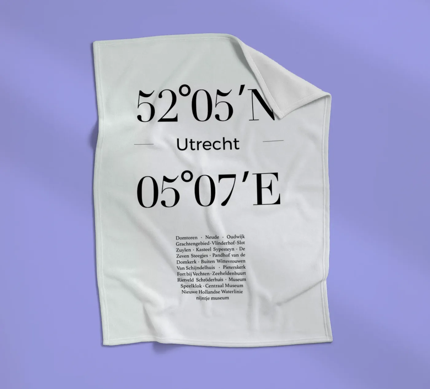 Utrecht Fleecedecke von Studio One