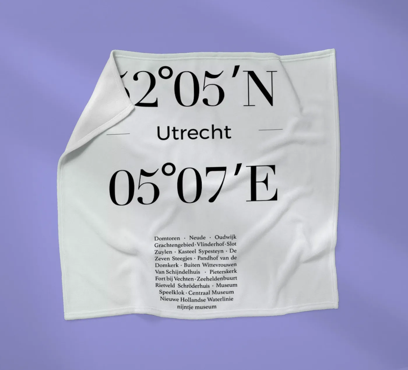 Utrecht Fleecedecke von Studio One