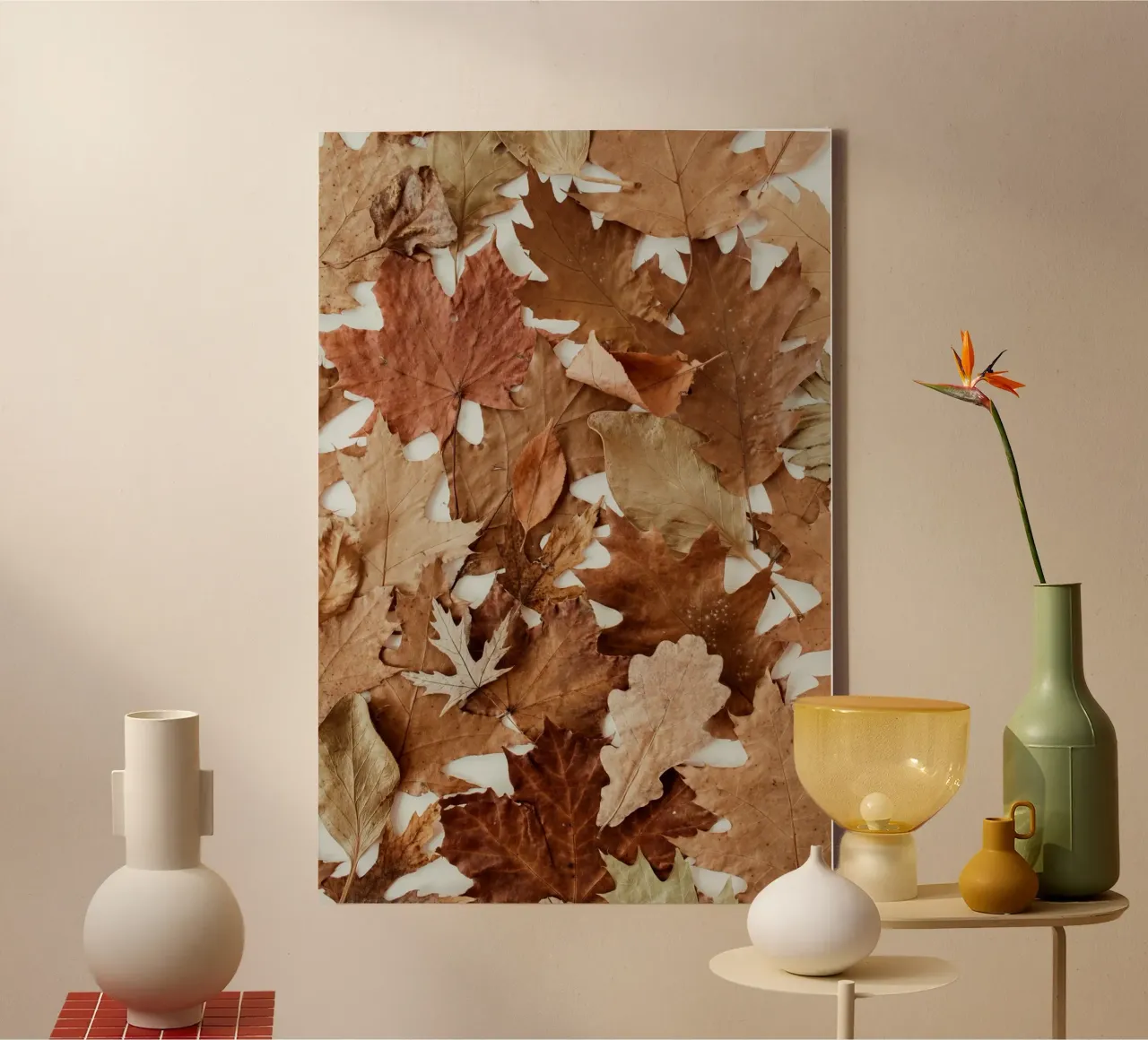 Douceur automnale toile avec Caisse américaine de PhotoVibe Decor