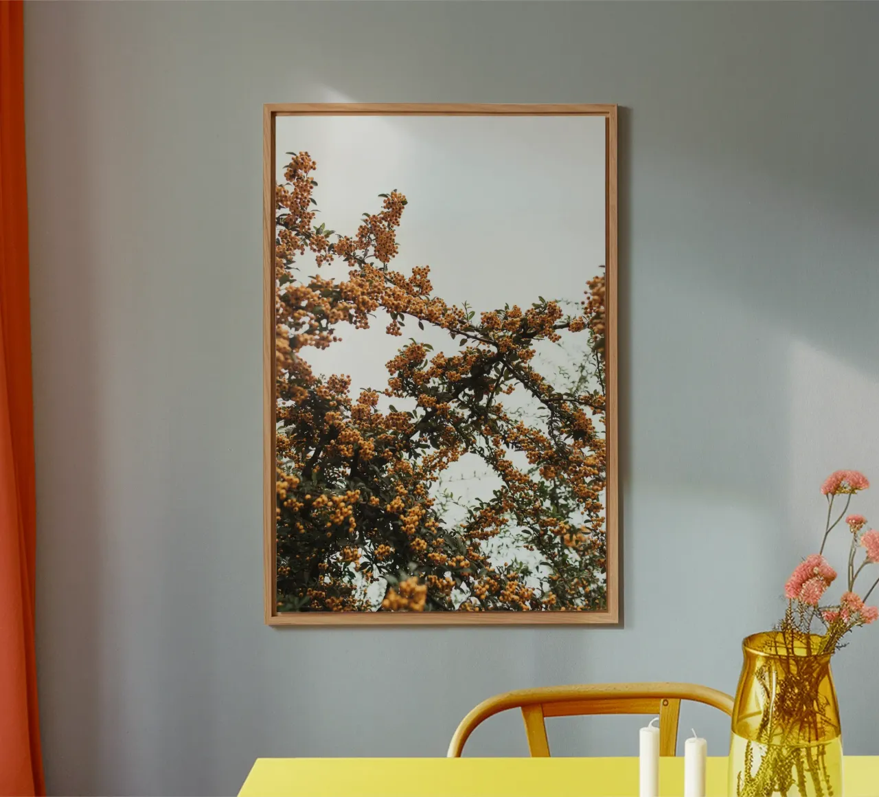 Accogliente quiete autunnale pannello forex da PhotoVibe Decor