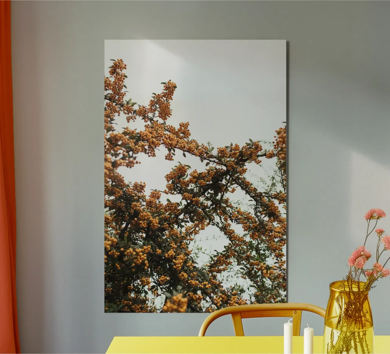 Accogliente quiete autunnale pannello forex da PhotoVibe Decor