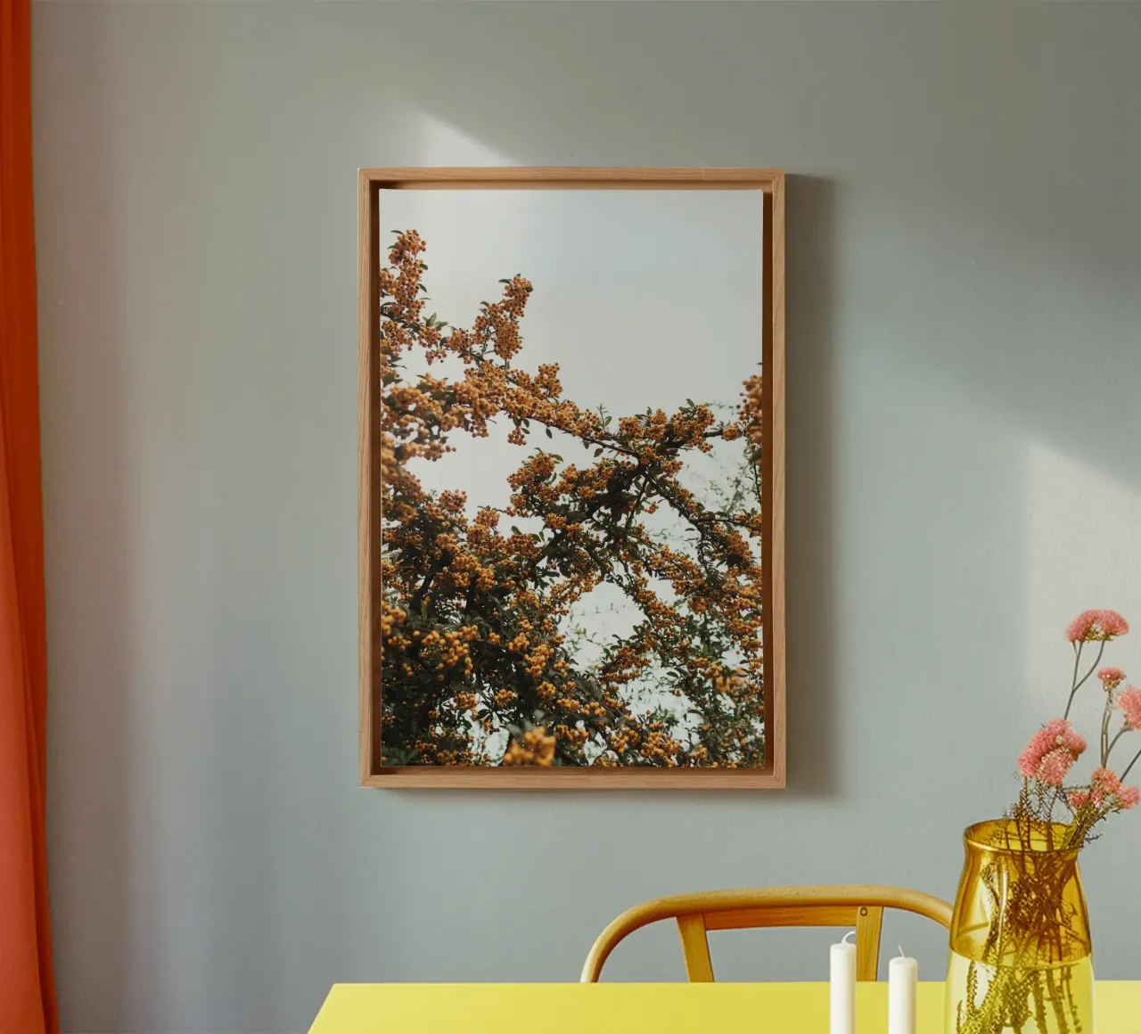Douceur automnale toile avec Caisse américaine de PhotoVibe Decor