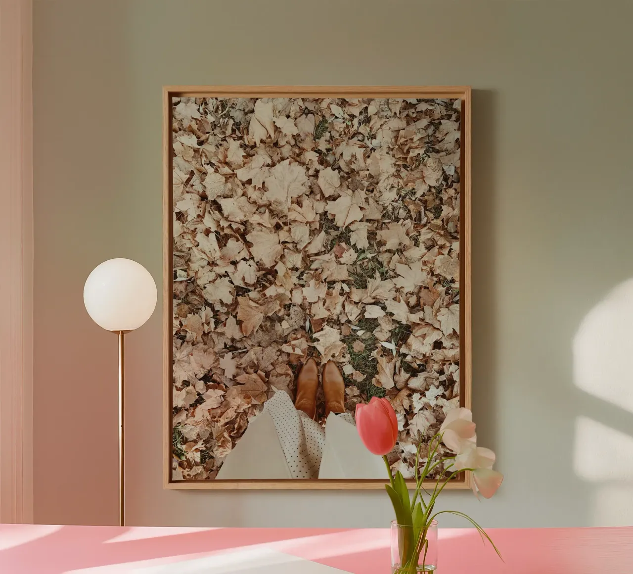 Douceur automnale toile avec Caisse américaine de PhotoVibe Decor