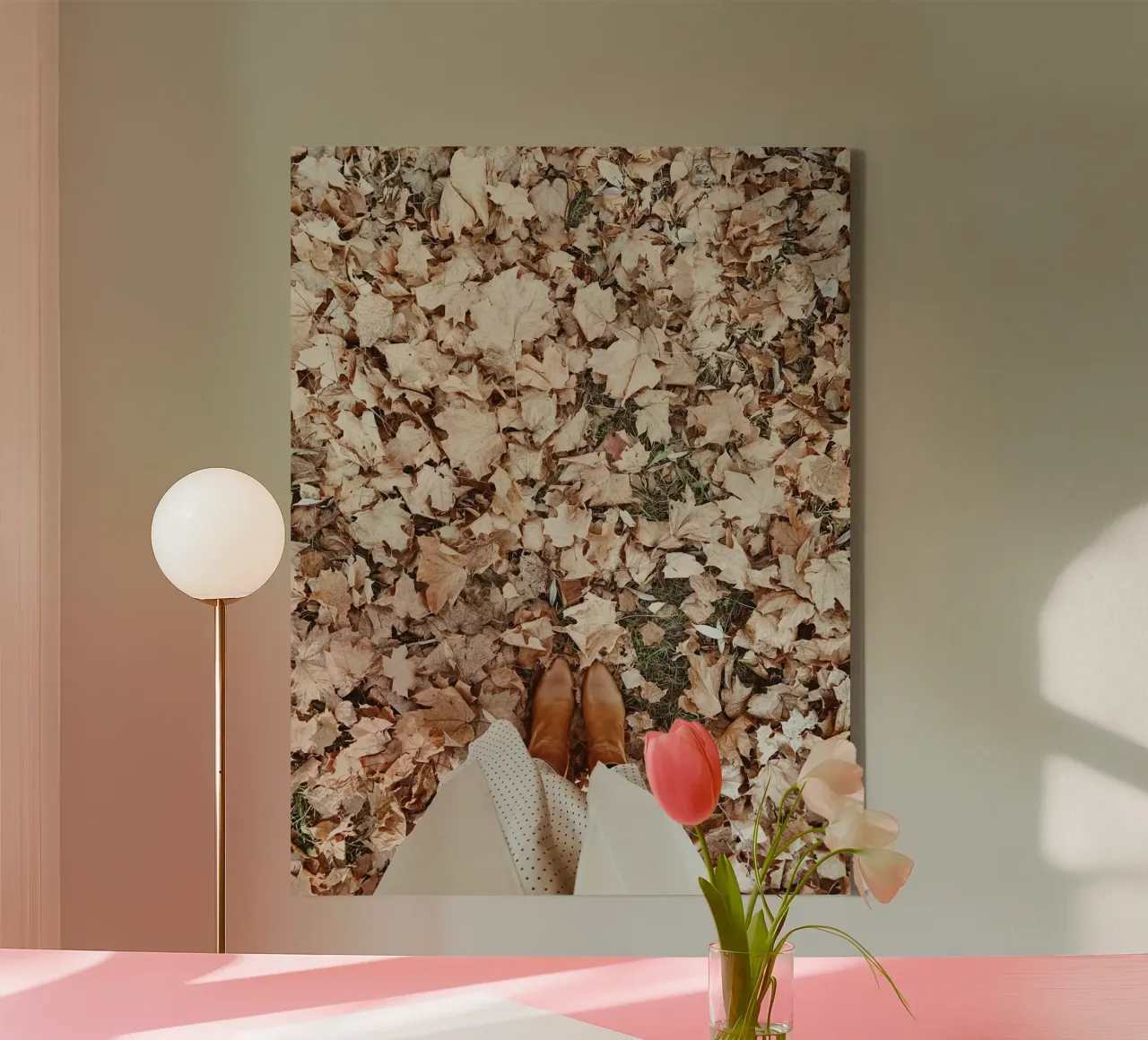 Douceur automnale toile avec Caisse américaine de PhotoVibe Decor