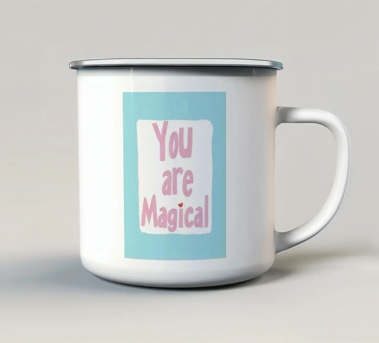"you are Magical" mit Herz enamel mug by Carinaprint