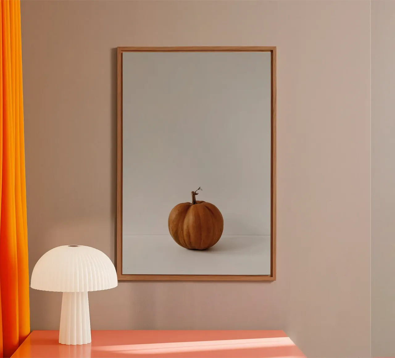 Accogliente quiete autunnale alluminio dibond da PhotoVibe Decor