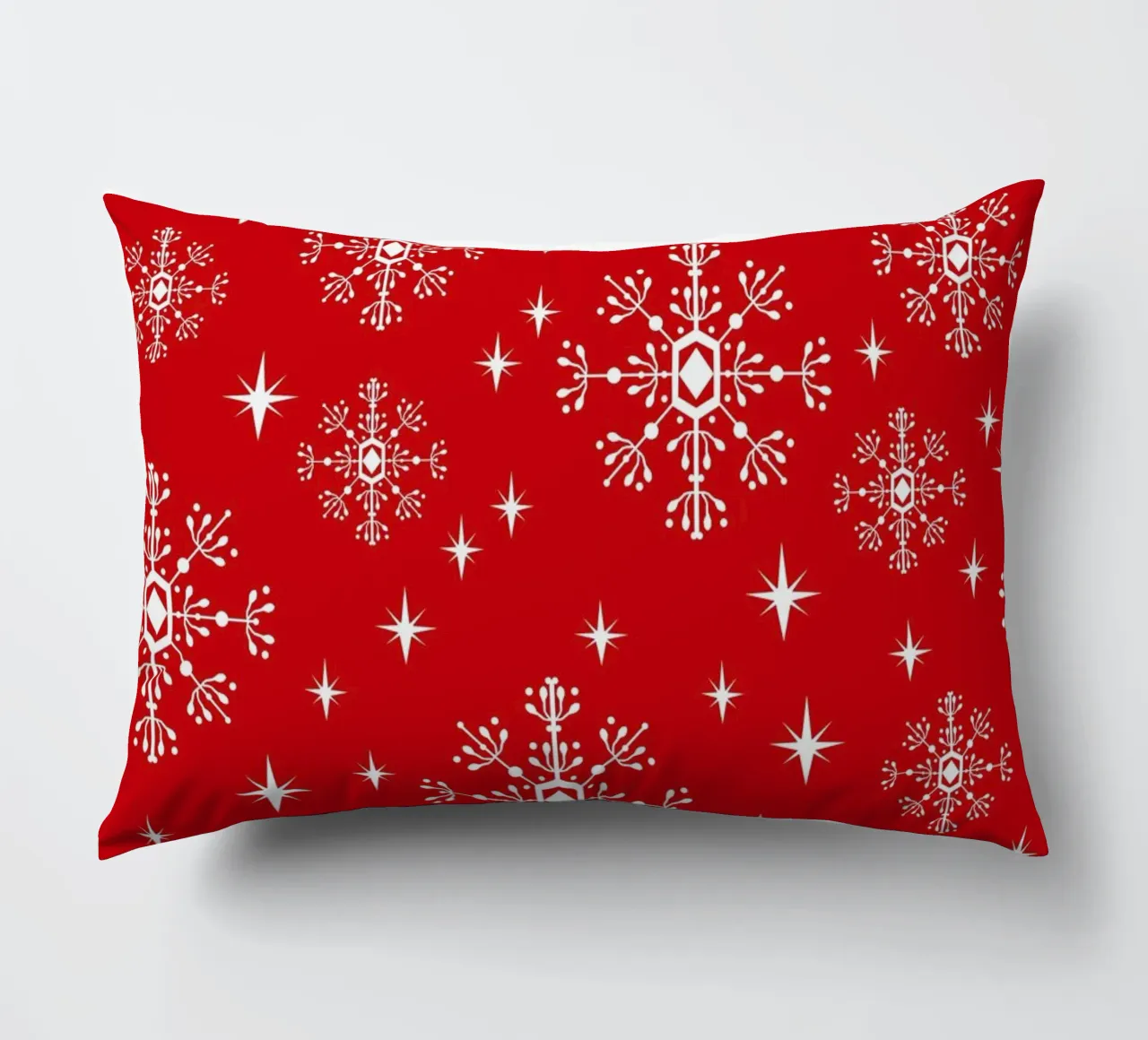 Snowflake decorative cushion by Charlotte Winter