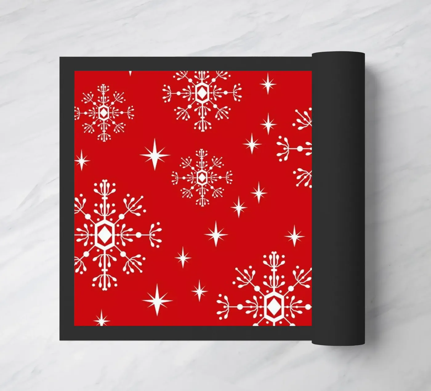 Snowflake doormat by Charlotte Winter