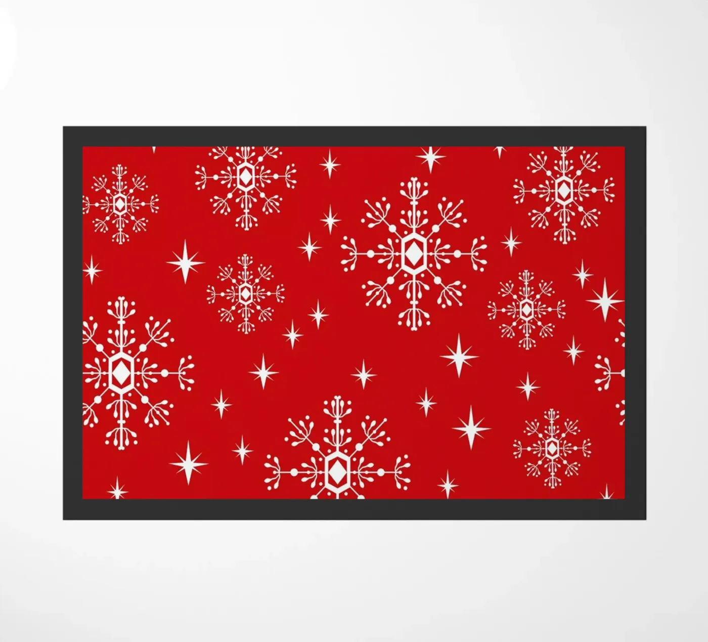 Snowflake doormat by Charlotte Winter