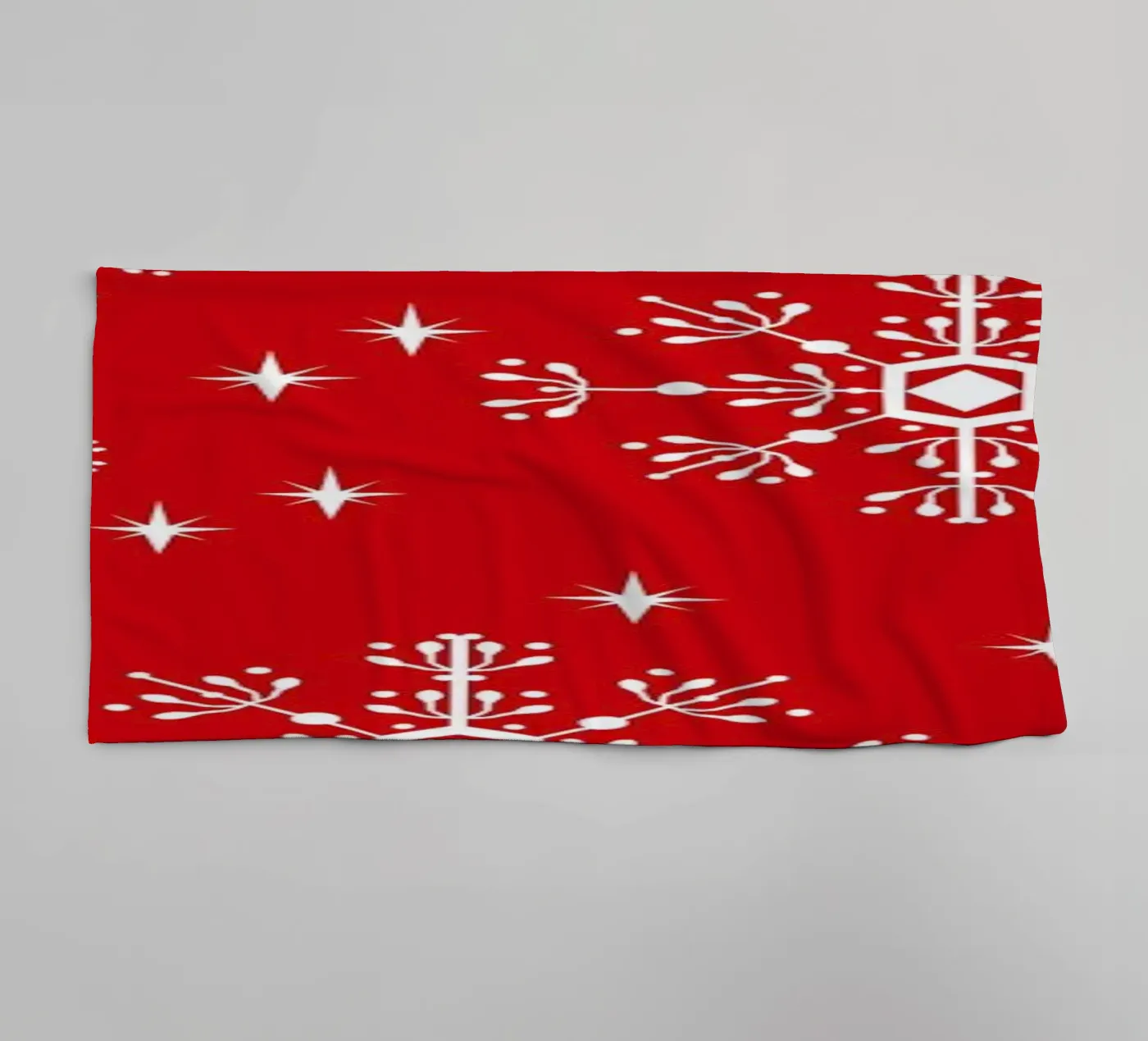 Snowflake badhanddoek van Charlotte Winter