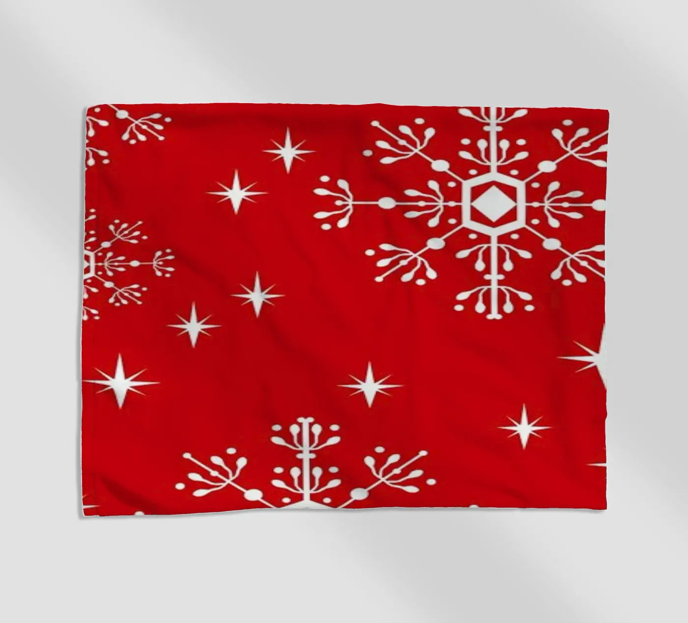 Snowflake beach towel by Charlotte Winter