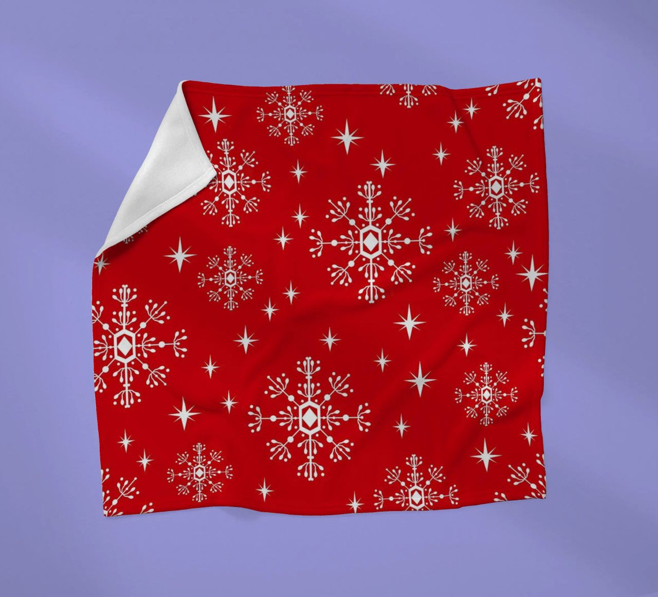 Snowflake coperta in pile da Charlotte Winter