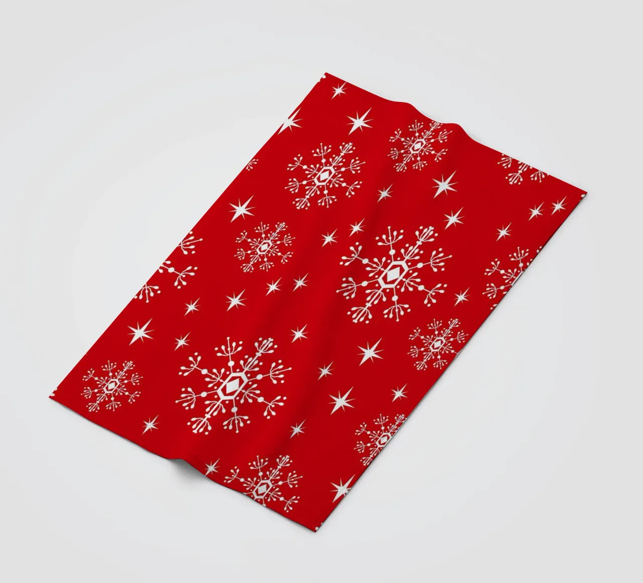 Snowflake manta de franela de Charlotte Winter
