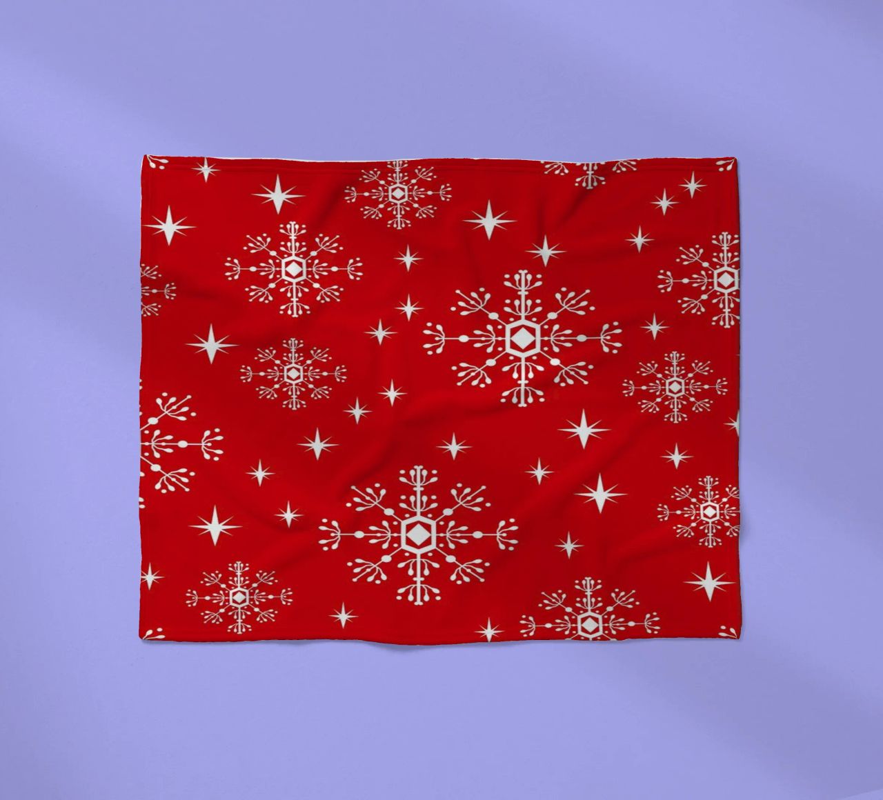 Snowflake coperta in pile da Charlotte Winter