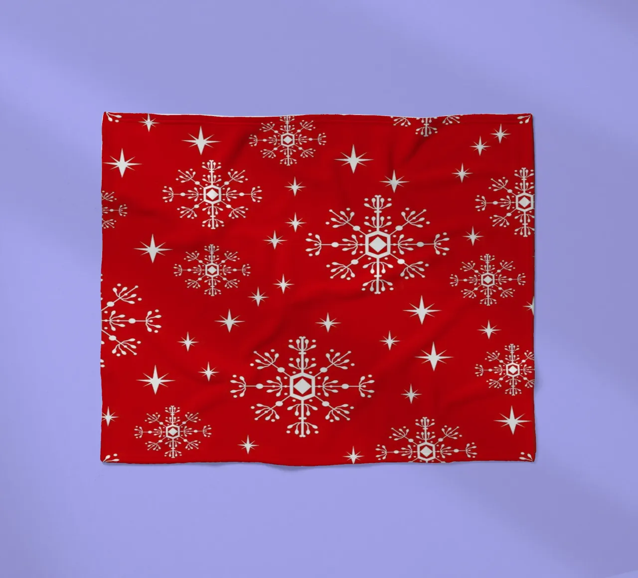 Snowflake Fleecedecke von Charlotte Winter