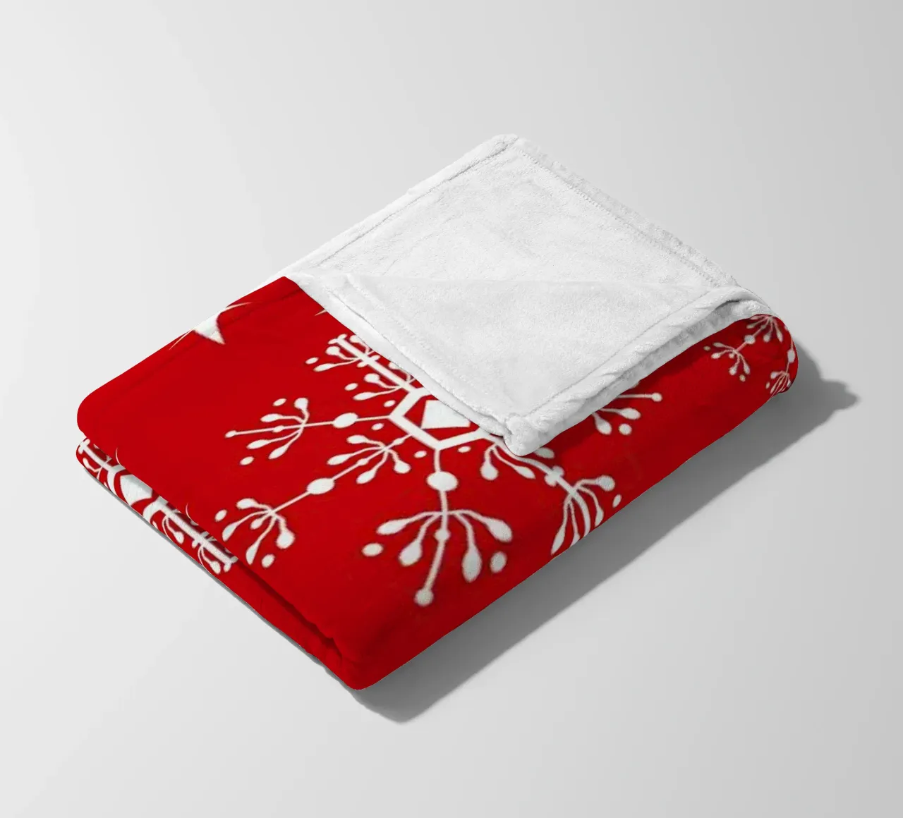 Snowflake manta de franela de Charlotte Winter