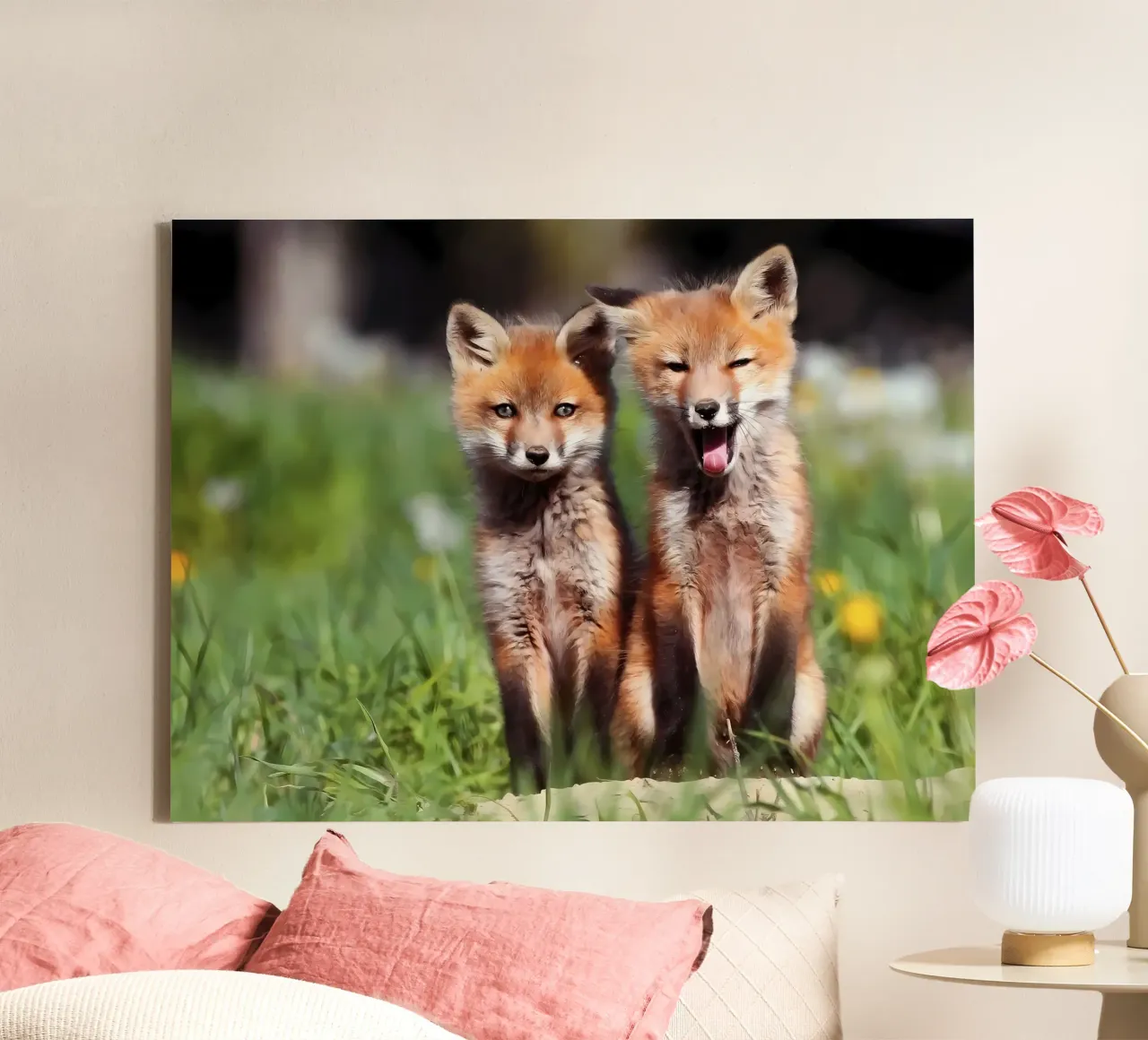 Poster animali 36 tela con Cornice a cassetta da Korrie Lane