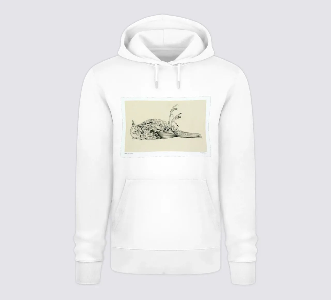 Sparrow Dies Crossing felpa con cappuccio da Faunesque