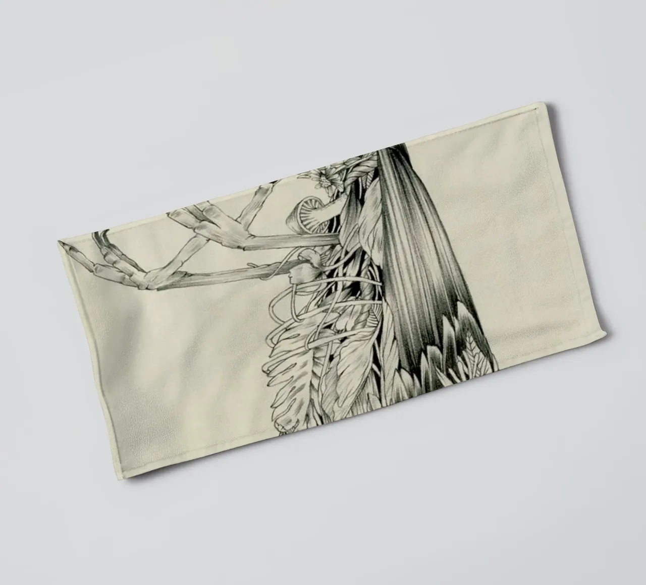 Sparrow Dies Crossing badhanddoek van Faunesque