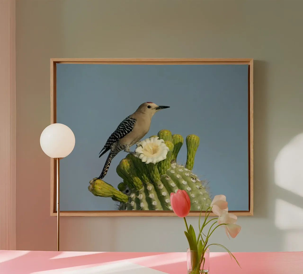Poster animali 42 tela con Cornice a cassetta da Korrie Lane