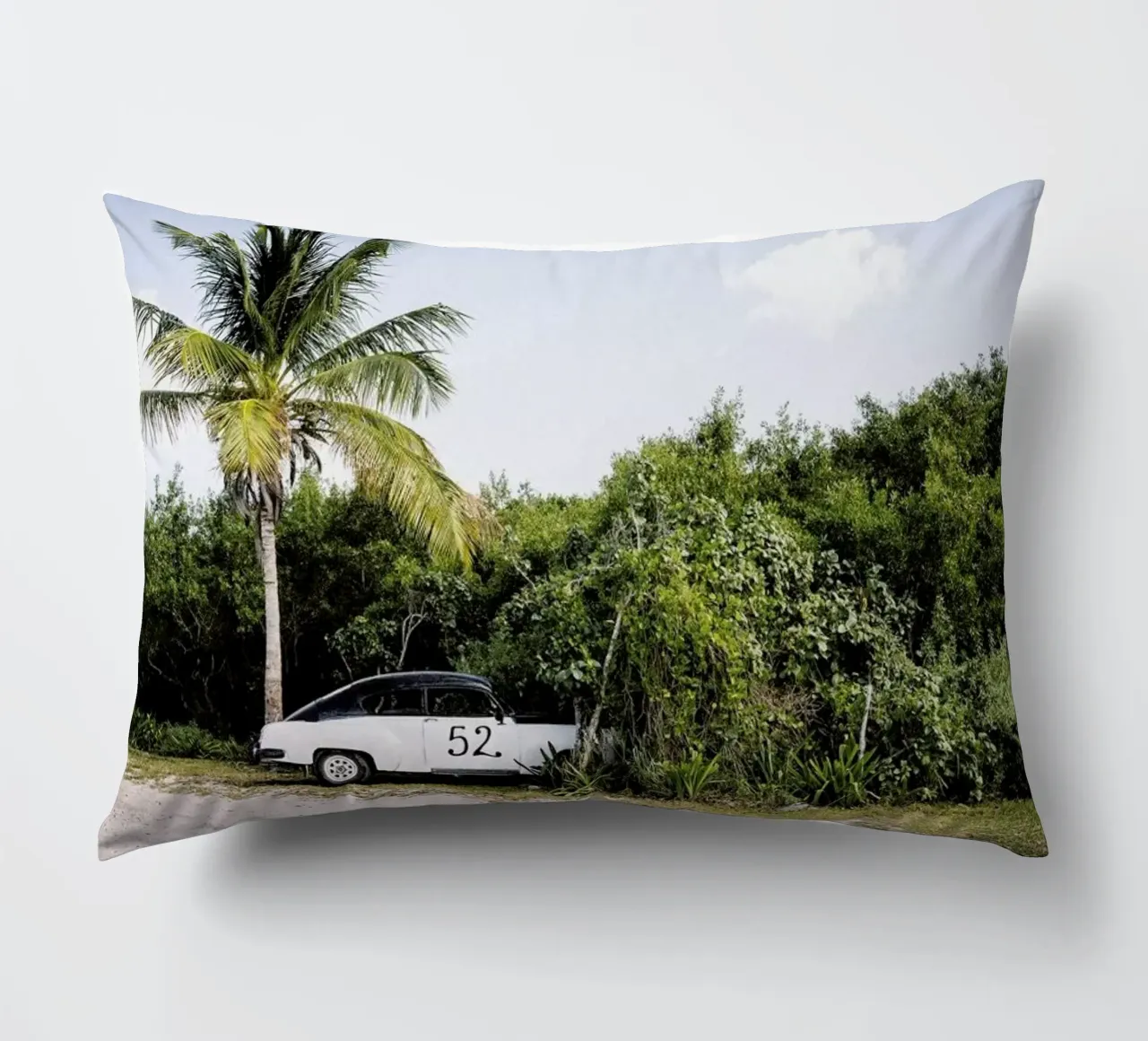 Cuban Beach Ride 52 cuscino da Philipp Reinhard