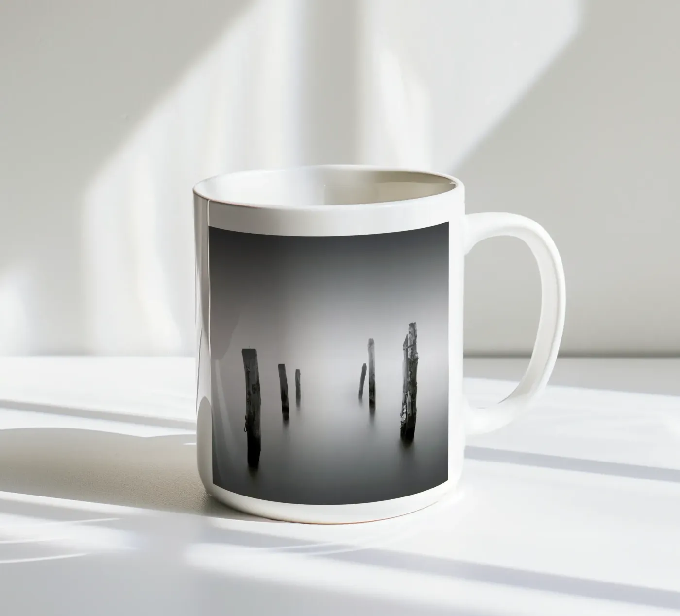 Nebbia Posta ceramic mug by Michael J. Reibert