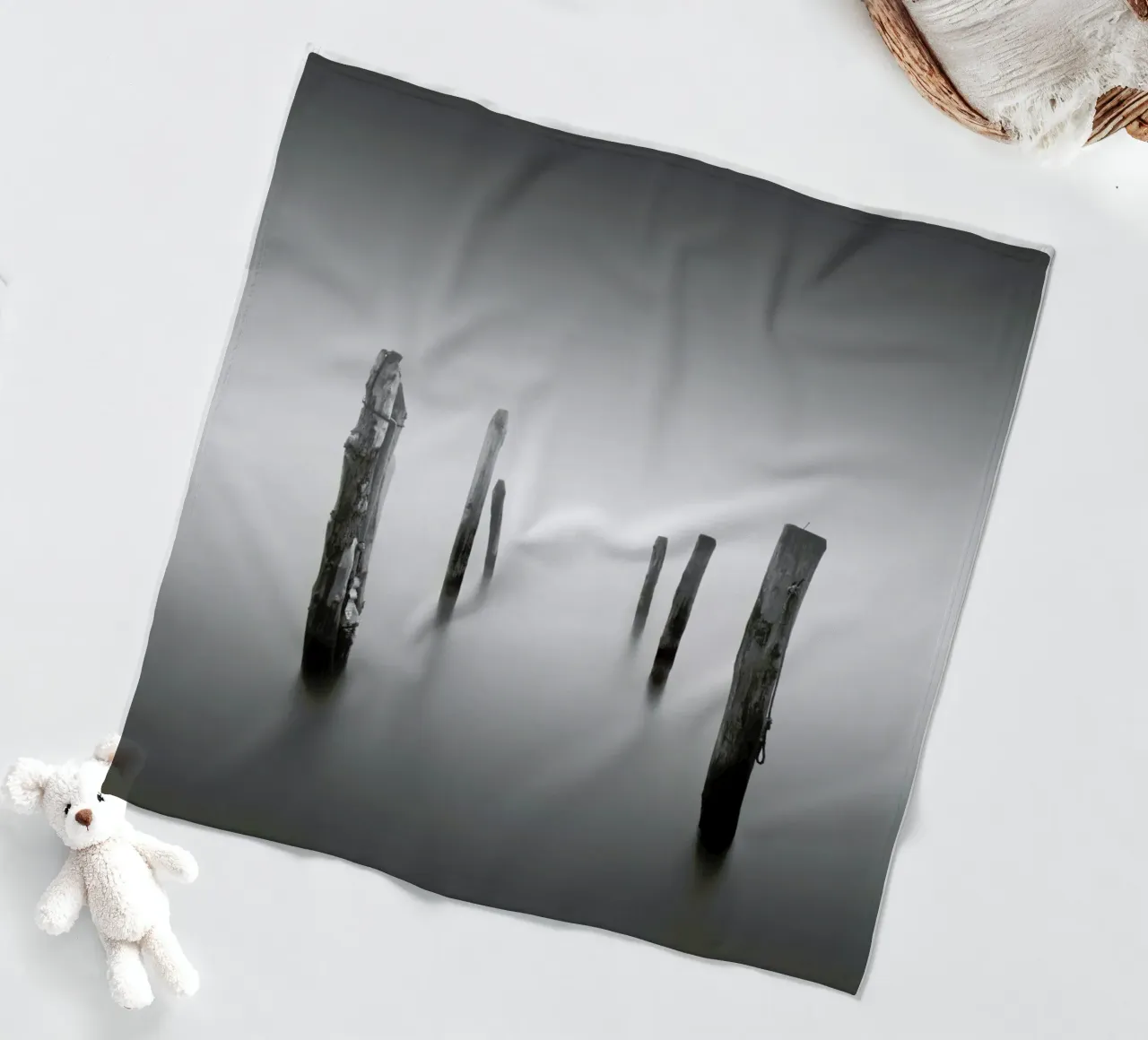 Nebbia Posta coperta in pile da Michael J. Reibert