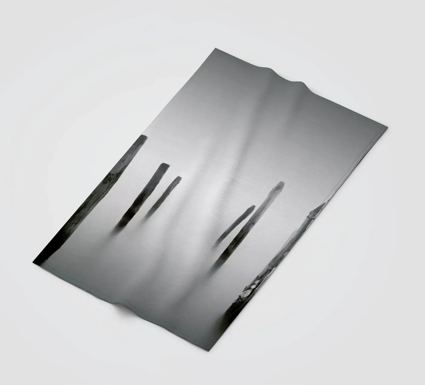 Nebbia Posta Fleecedecke von Michael J. Reibert