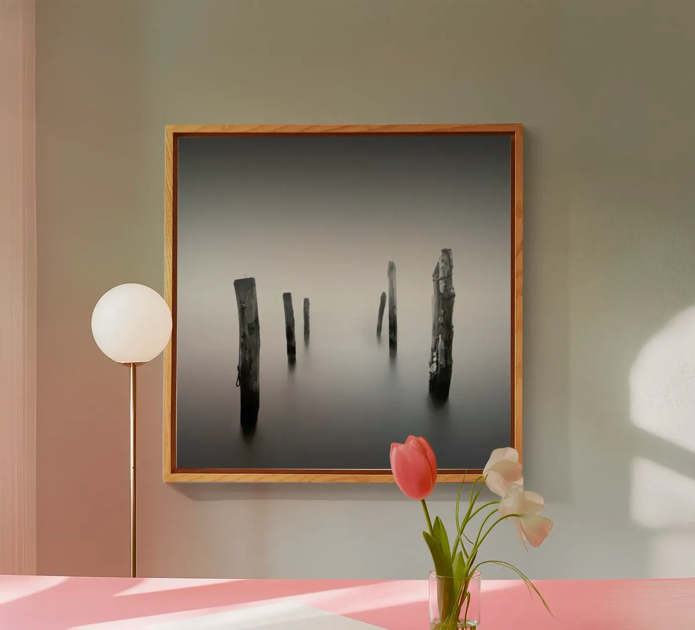 Nebbia Posta Acryl-Glas von Michael J. Reibert