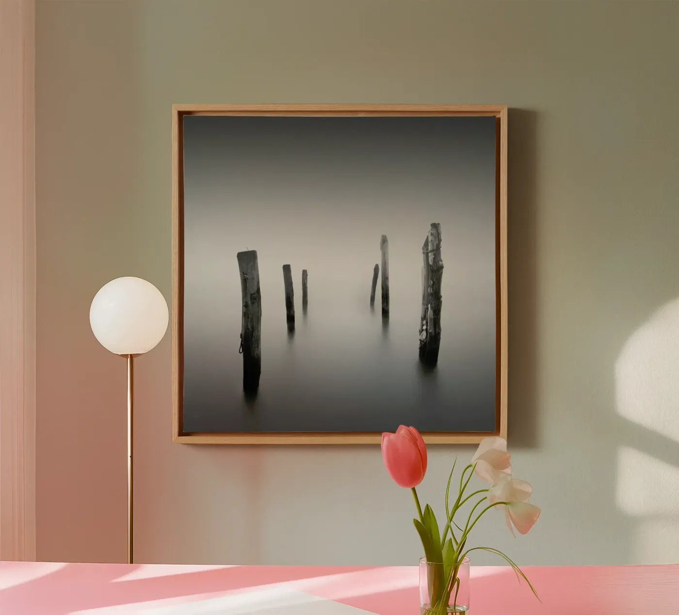 Nebbia Posta tela da Michael J. Reibert