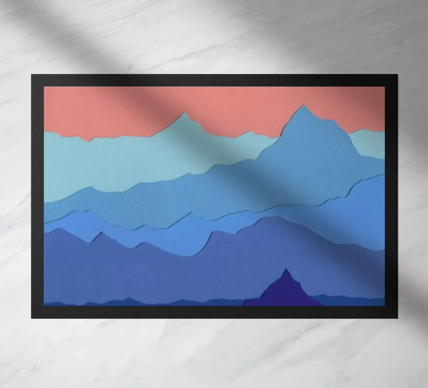Blue Mountains doormat by Rosi Feist